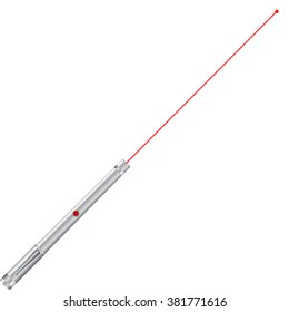 Laser Pointer Vector Illustration.