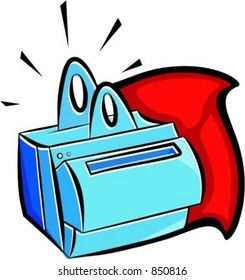 Laser printer. Check my portfolio for many more images of this series.