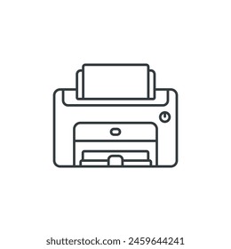 Laser Printer icon, vector illustration