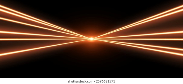 Laser rays or beams, glowing neon lines, bright futuristic background.