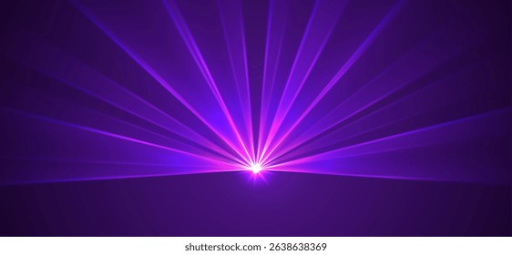 Laser rays or beams, glowing neon lines, bright futuristic background.