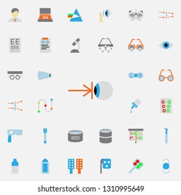 laser surgery illustration icon. optometry icons universal set for web and mobile