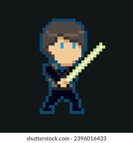 laser sword knight pixel art