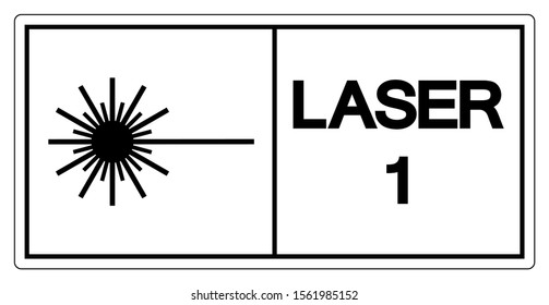Laser Symbol Sign ,Vector Illustration, Isolate On White Background Label. EPS10