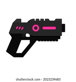 Laser tag gun icon. Clipart image isolated on white background