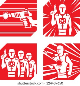 Laser Tag Icons