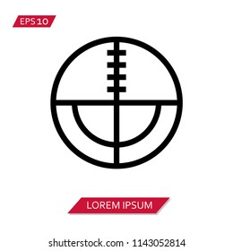 laser tag vector icon symbol