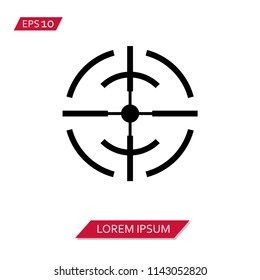 Laser Tag Vector Icon Symbol