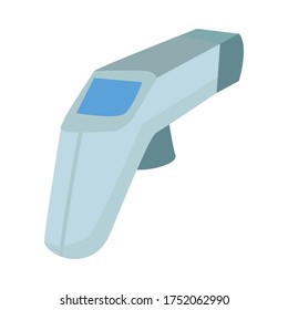 laser thermometer device isolated icon vector illustration design