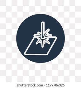 Laser vector icon isolated on transparent background, Laser transparency concept can be used web and mobile