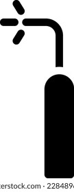 laser Vector illustration on a transparent background. Premium quality symmbols. Glyphs vector icons for concept and graphic design. 
