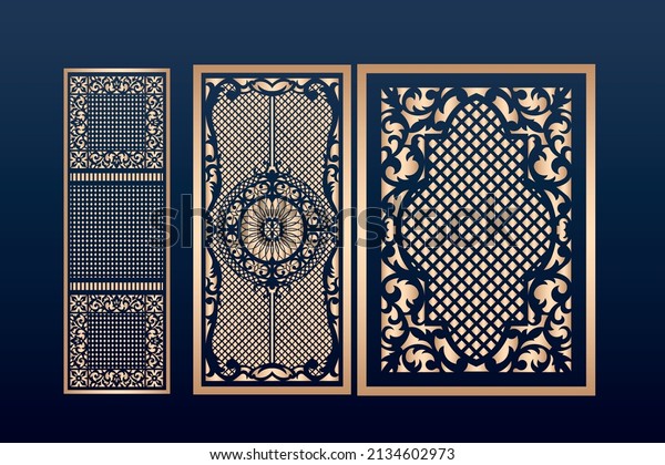 \
\
Laser-cut ornamental panel templates set\
decorative , Decorative laser cut panels template with abstract\
texture.dxf geometric and floral laser cutting ,abstract cutting\
panels template ,\
cnc