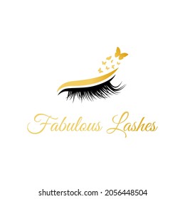 Lash master logo for beauty studio