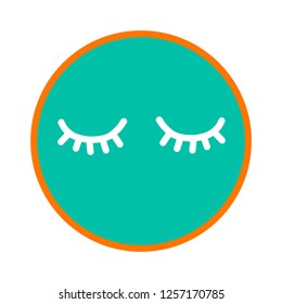 Lashes beauty hand drawn illustration mask sleep make up center salloon bar studio for woman trend style face beauty for prints posters logo logotype banners promo t shirts journals articles