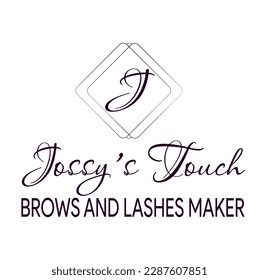 latigazos y cejas marca logo vecto