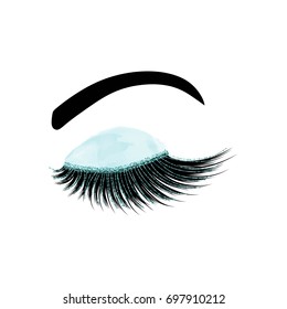 Lashes vector illustration 