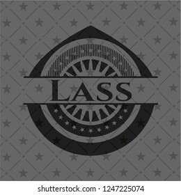 Lass  black emblem. Vintage.