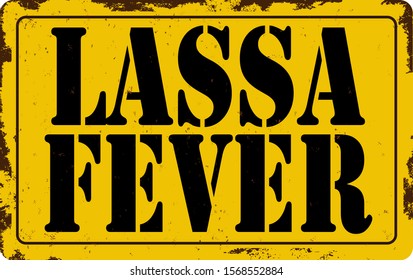 Lassa Fever Vector illustration on isolated background.