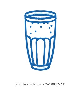 lassi drink indian cuisine doodle icon sketch vector. lassi drink indian cuisine sign. isolated symbol illustration