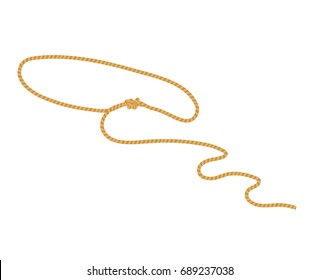 Lasso. Rope for catching animals 5362470 Vector Art at Vecteezy