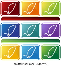 lasso rope icon bevel