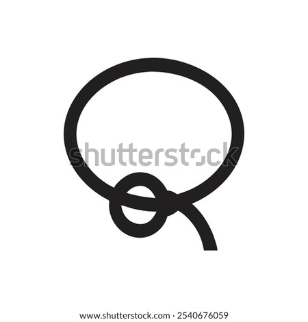 Lasso rope icon - on white background