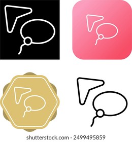 Lasso Unique Vector Icon Illustration
