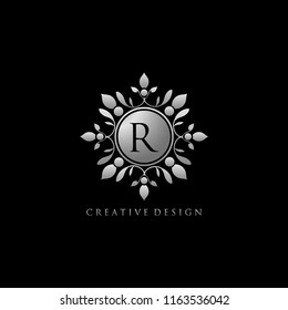 lassy R Royal Silver Logo Design
