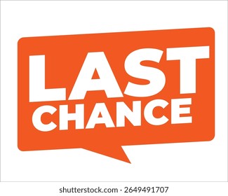 Banner da ÚLTIMA CHANCE   Bolha de Fala para Ofertas Urgentes