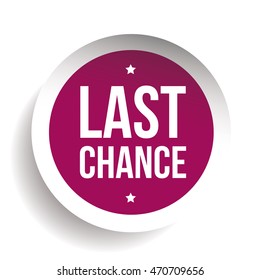 Last Chance round label