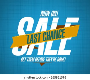 Last chance sale design template