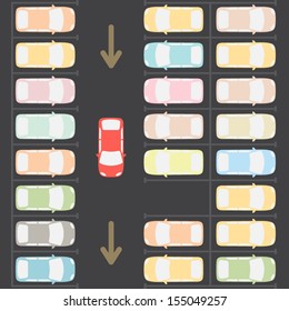 Last Choice, Only One Car Parking Space Left.