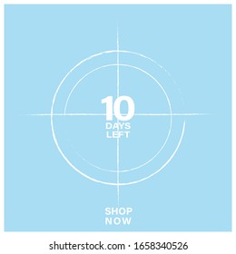 last day banner illustration design vector concept
