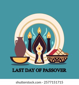 Last Day Of Passover Illustration