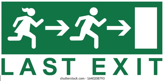 Last exit bachelor party icon