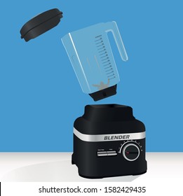 Last generation kitchen blender, the kitchen blender comes with accesories
