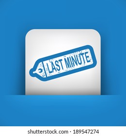 Last minute label