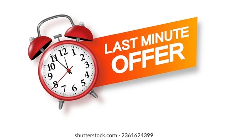 Last minute offer hot sale bright . Sale countdown badge.Hot sales limited time only discount promotions.Vector illustration