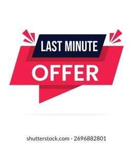 Etiqueta de Vector aislada sobre fondo transparente - DESIGN ELEMENT - Etiqueta de oferta de última hora - Vector - EPS