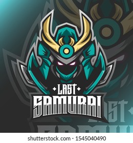 The Last Samurai Logo Mascot Vector Illustration