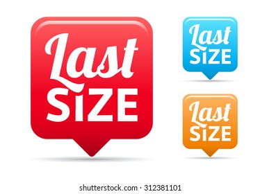 Last Size Tags