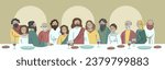 
The Last Supper of Jesus in Catholic religion