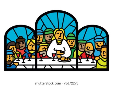 Last supper svg