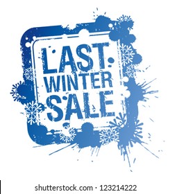 Last winter sale stamp.