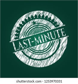 Last-minute on blackboard