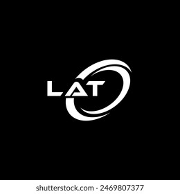 LAT Logo Design, Inspiration for a Unique Identity. Modern Elegance and Creative Design. Watermark Your Success with the Striking this Logo.