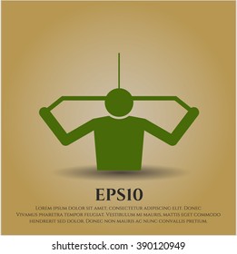 Lat Pull Down (Exercise) vector symbol