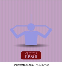 Lat Pull Down (Exercise) vector symbol