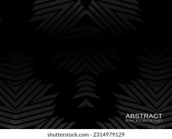 Latar belakang geometris abstrak hitam. Konsep bentuk modern.