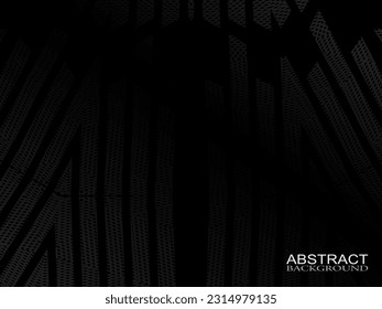 Latar belakang geometris abstrak hitam. Konsep bentuk modern.